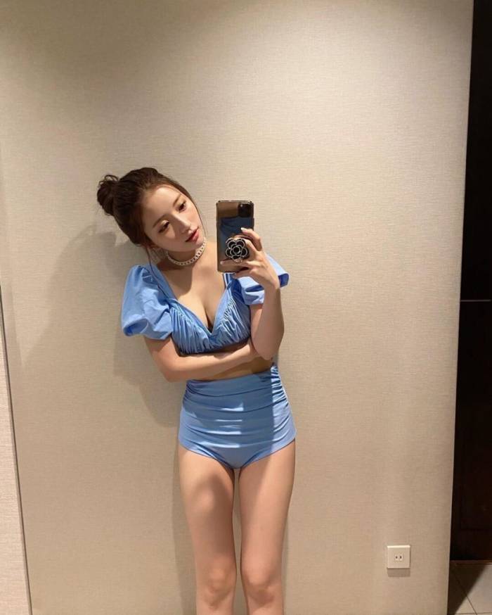 한국계 일본인 미나미 리호 수영복 속옷 몸매