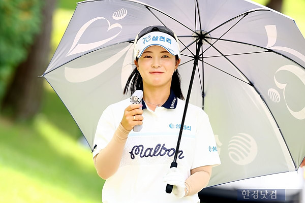 [포토] 전예성, '더위도 잊게 만드는 환한 미소' (BC카드·한경 레이디스컵 2025)